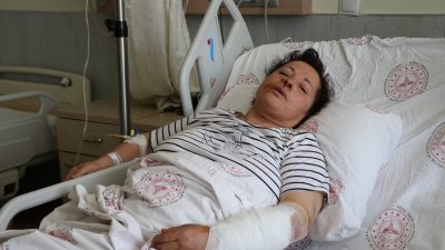 Niğde'de sahipli 2 köpeğin saldırısında yaralanan kadın, tedavi altına alındı.