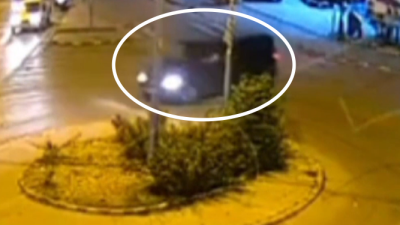Kırıkkale'de kavşakta minibüsle drift yapan sürücüye 64 bin 466 lira