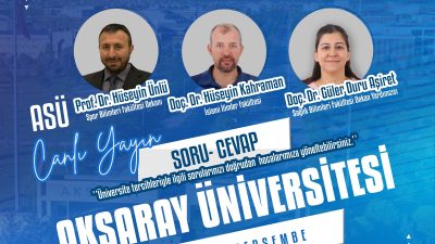 ASÜ’de Online Tanıtım Günleri Devam Ediyor