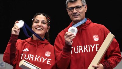 Paris Olimpiyatları kapsamında Türkiye'yi temsilen mücadele eden atıcılık sporcusu  Şevval