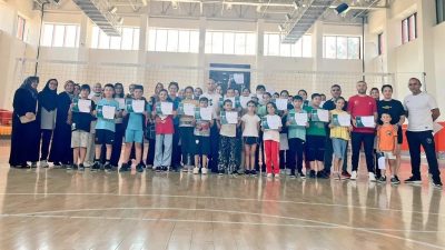Aksaray Gençlik ve Spor İl Müdürlüğü koordinatörlünde düzelenden badminton etkinliğinde
