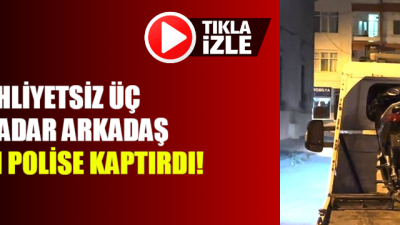 Aksaray'da gece saatlerinde yapılan denetimlerde ehliyetsiz üç genç, şase numaraları