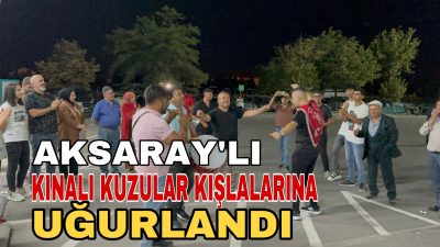 Aksaray'da 2004 doğumlular vatani görev için yola çıktı.