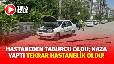 Aksaray Paşacık Mahallesi 1657 sokakta iki araç kavşakta çarpıştı. 1