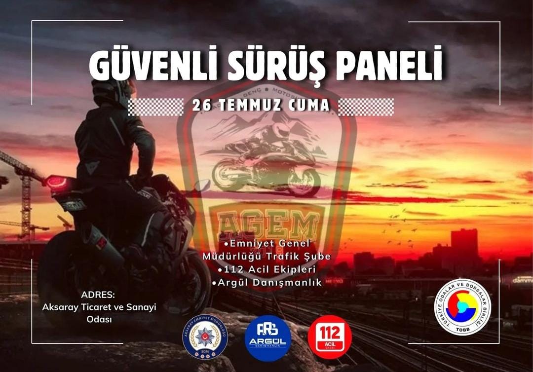 Aksaray’da güvenli sürüş için önemli adım; Güvenli Sürüş Paneli yapılacak