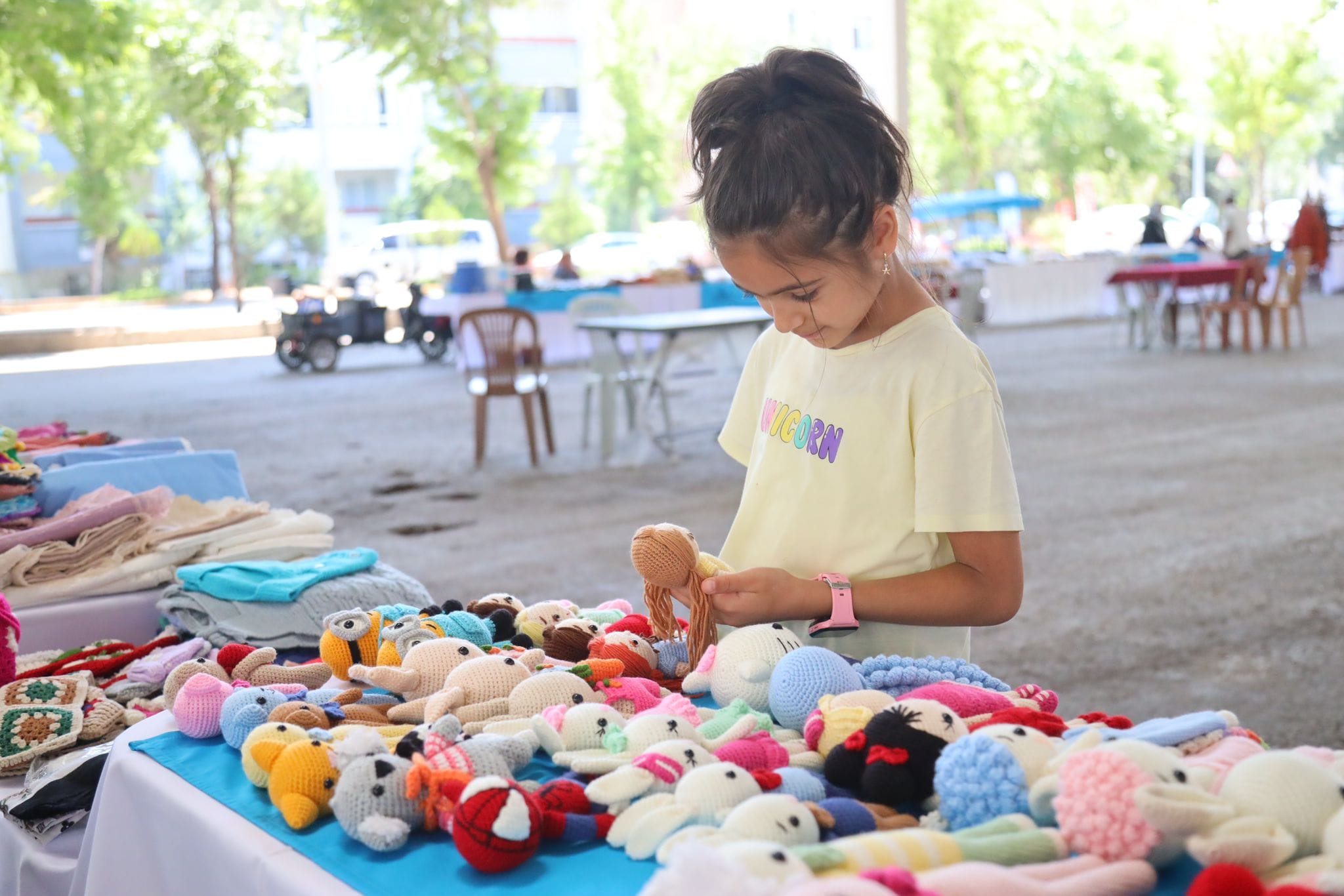 Aksaray’da Emek Kokan Pazar; Hanımeli Pazarı