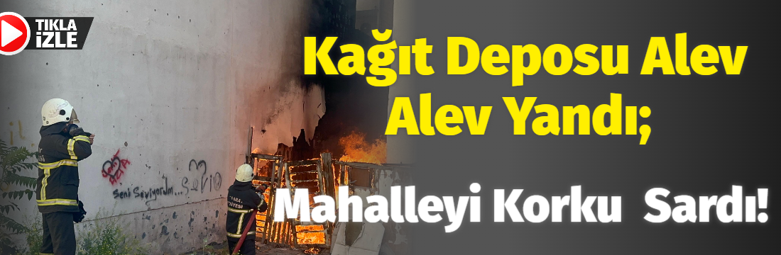 Aksaray Hamidiye Mahallesi’nde kağıt