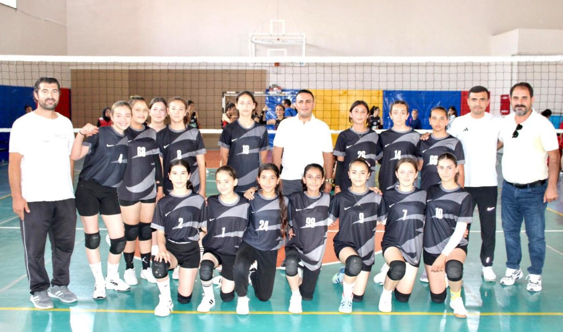 Sultanhanı’nda voleybol maçı yapıldı