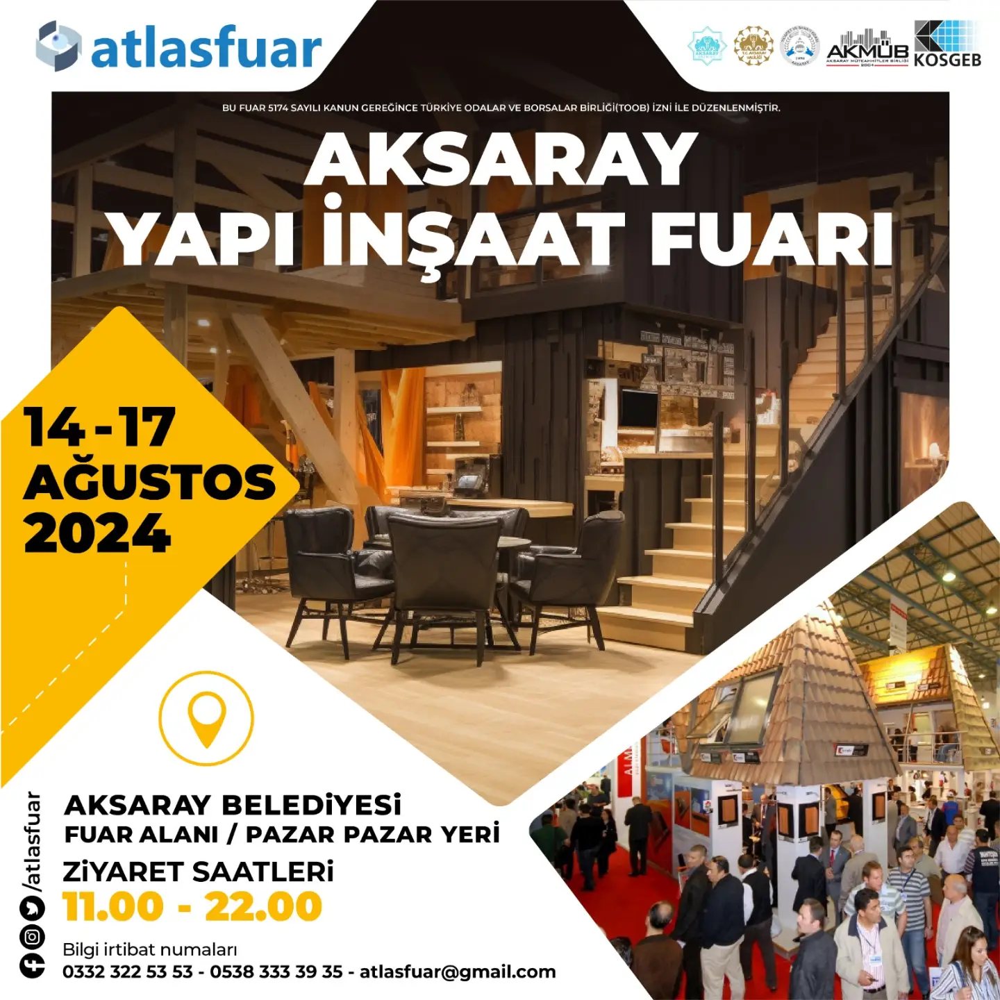 Aksaray’da yapı inşaat fuarı açılacak