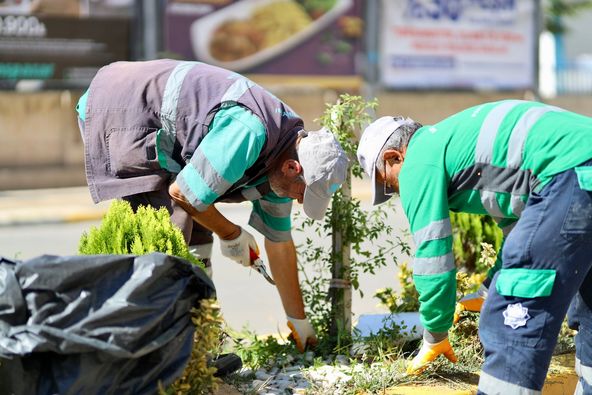 Aksaray Belediyesi ekipleri sahada;  bakım çalışmaları sürüyor