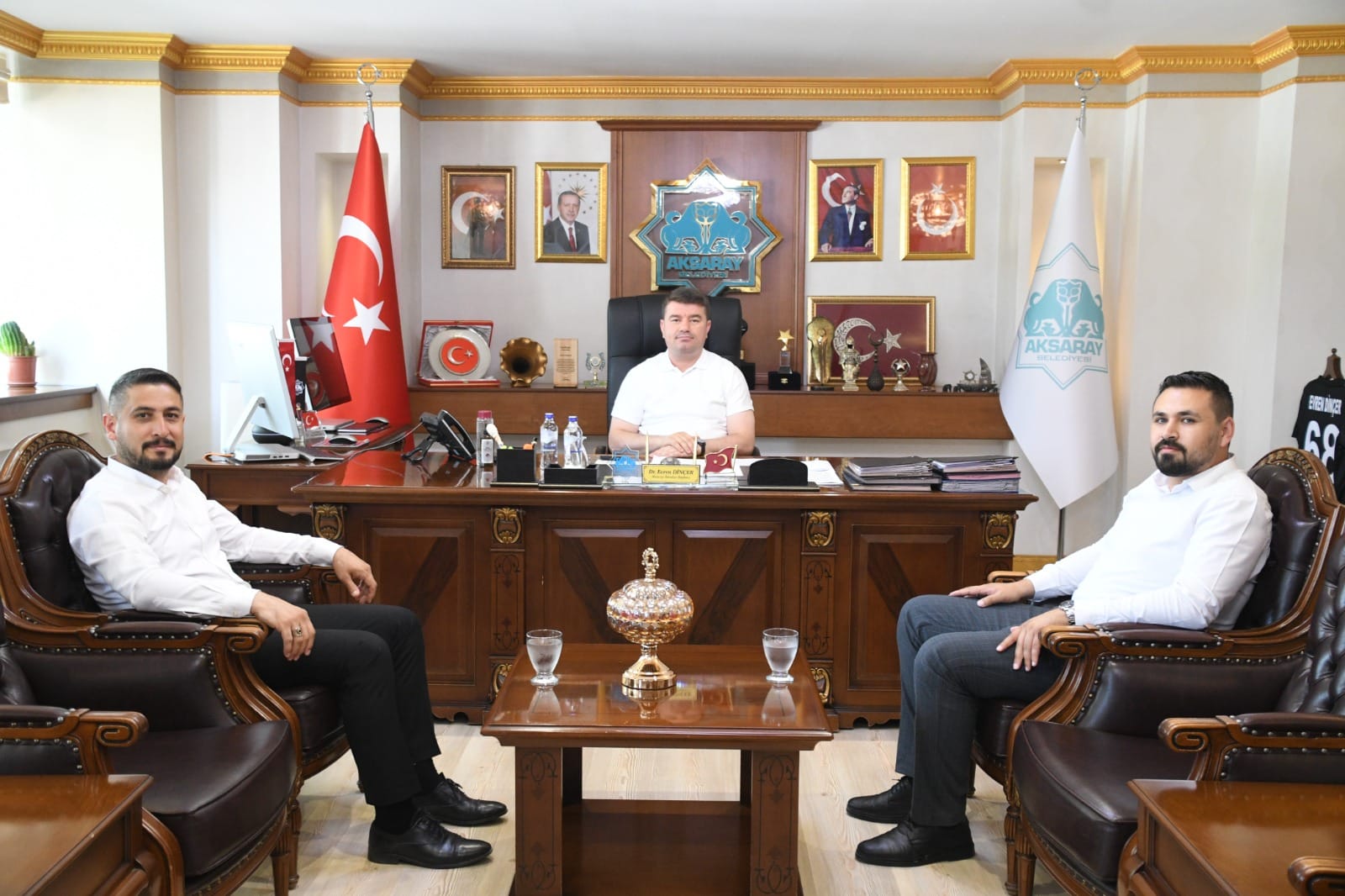 Ortaköy Belediye Başkanı’ndan Dinçer’e ziyaret