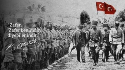 Şanlı bir zafer, kutlu bir vatan, yüz yıllık bayram!