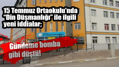 G.Ö. S isimli öğretmen ile ilgili Din düşmanlığı iddiası: Öğrencilere