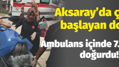 Aksaray’da, Buğday Pazarı civarında çadırda yaşayan Suriye uyruklu Büşra H.,
