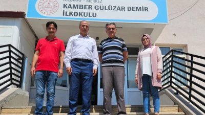 Aksaray'da yeni atanan okul yöneticilerine hayırlı olsun ziyareti
