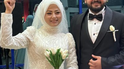 Avukat Büşra Karakuz ve Diş Hekimi Yusuf Kaya Filikci dünyaevine