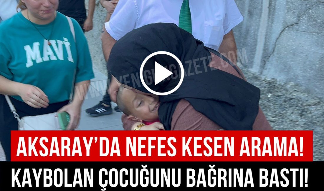 Aksaray’da annesiyle gezmeye çıkan