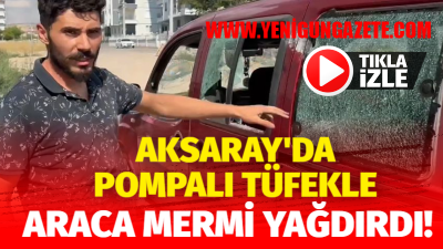 Aksaray’ın Hashas mahallesinde inşaattaki anlaşmazlık, telefonda sözlü tartışmanın ardından pompalı