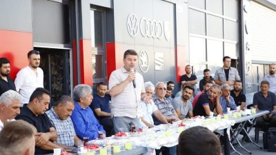 Aksaray Belediye Başkanı Evren Dinçer, Yeni Sanayi'de (ASTİM) faaliyet gösteren