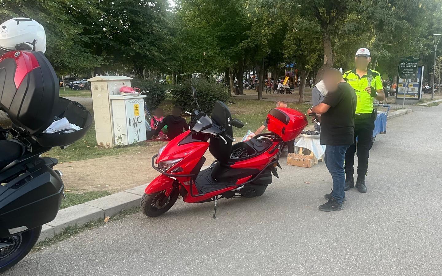 Motosiklet denetimleri sürüyor