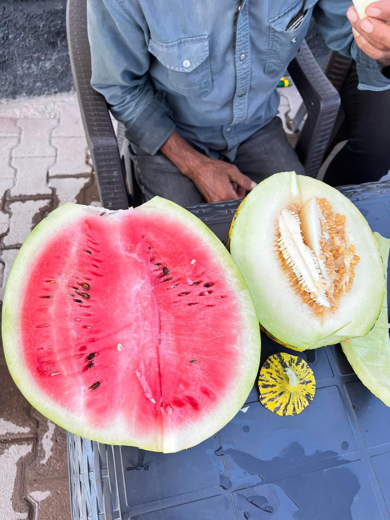 Yazın beklenen meyvesi; Orijinal Amarat kavunu ve karpuzu Aksaray’da!