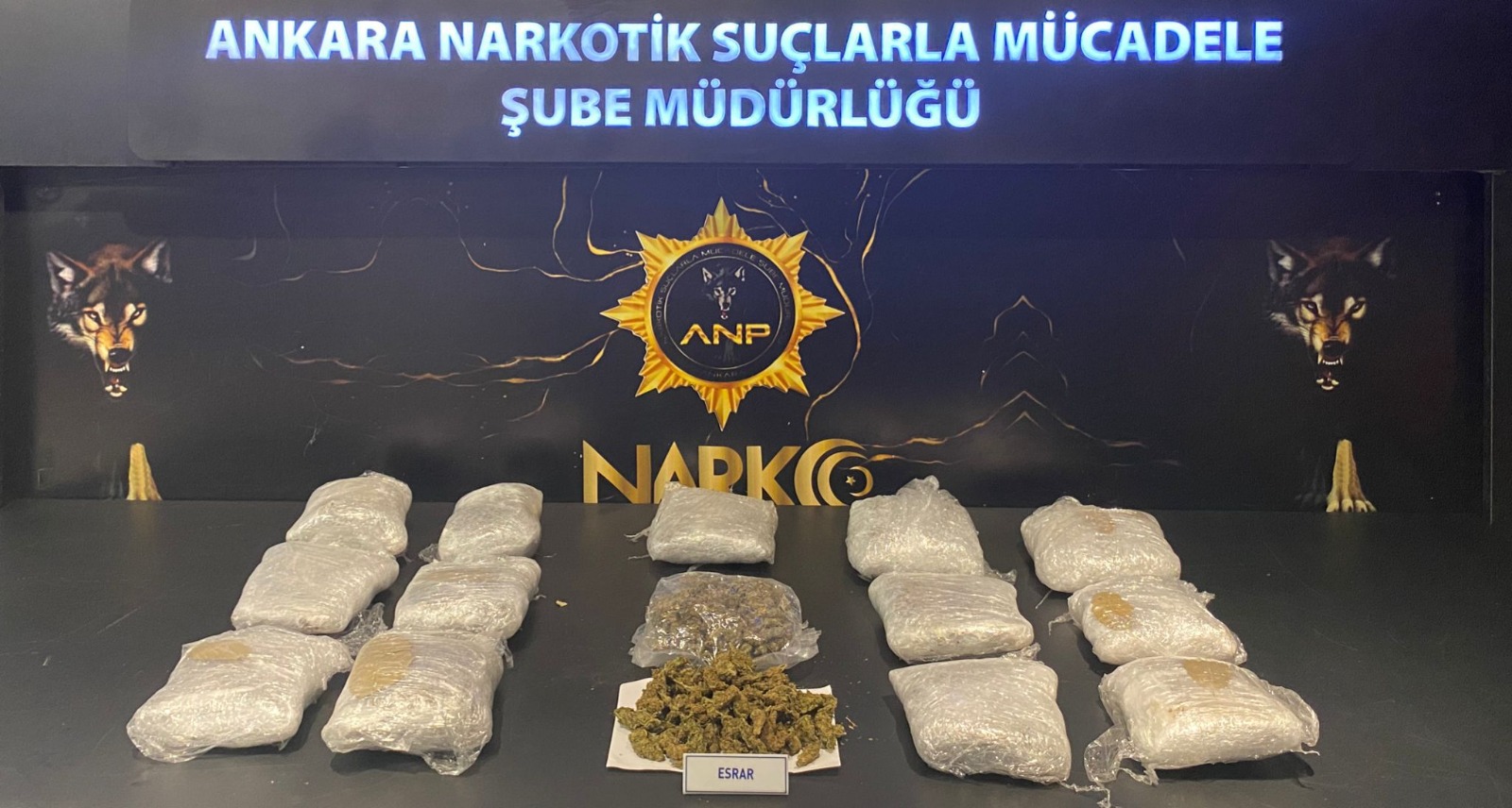 10 kilo 600 gram esrar ele geçirildi