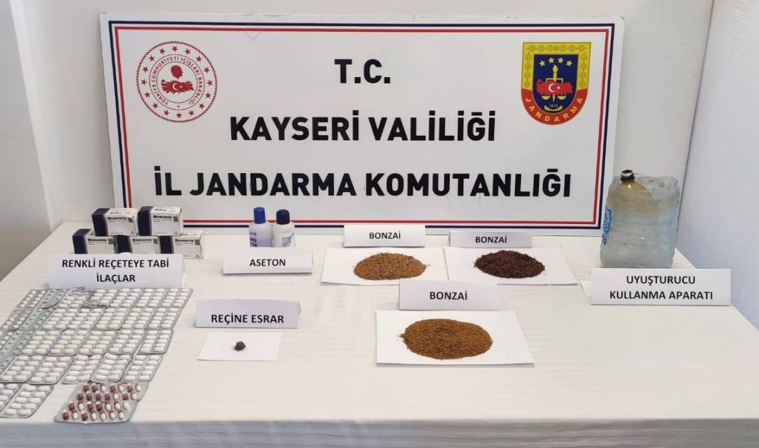 Kayseri’de düzenlenen operasyonda, mevsimlik