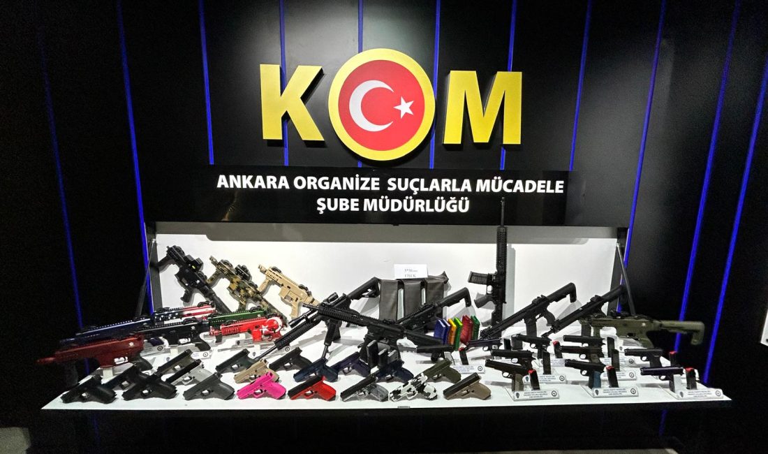 Ankara’da kaçak 16 otomatik