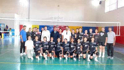 Sultanhanı Kaymakamı Abdullah Melikoğlu ve Eskil Kaymakamı Fuat Yurdaş, Sultanhanı