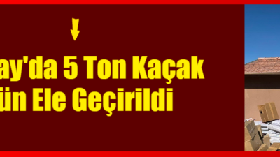 Aksaray Emniyet Müdürlüğü, Kaçakçılık ve Organize Suçlarla Mücadele kapsamında yaptığı