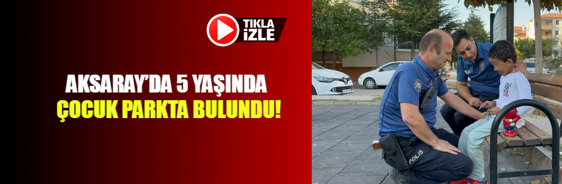 Aksaray'da bir parkta yalnız