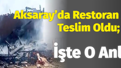 Gücünkaya’da bir restoranda yangın çıktı; korku dolu anlar yaşandı