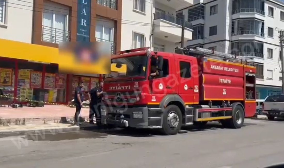 Aksaray'da bir alışveriş merkezinde