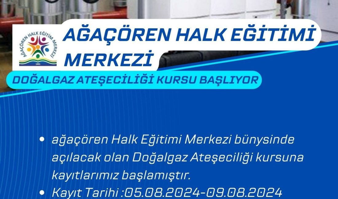 Ağaçören’de  yeni kurs imkanı;