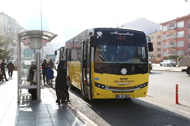 Halk otobüsçülerinin sorunları masaya