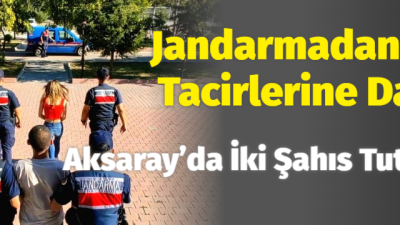 Aksaray’da Jandarma ekipleri iki şahsın uyuşturucu veya uyarıcı madde imal