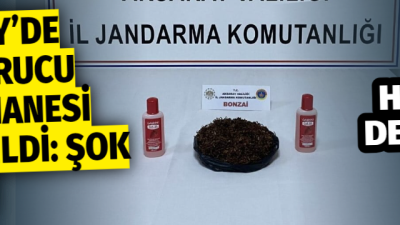 Ortaköy'de düzenlenen operasyonda 415 gram sentetik uyuşturucu ve 260 ml
