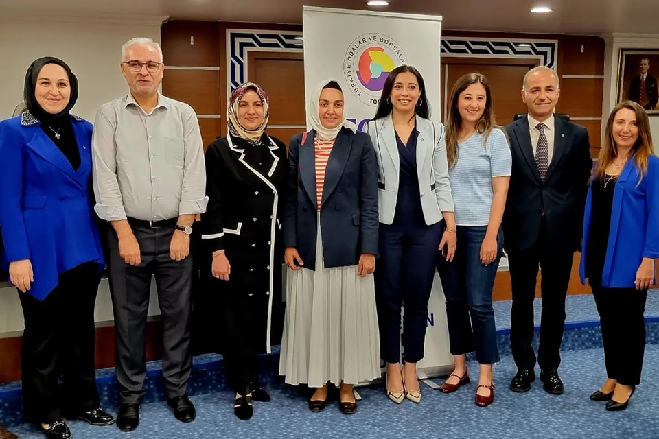 Aksaray TOBB Kadın Girişimciler Başkanı İnşaatta Kadın Eli Projesine katıldı