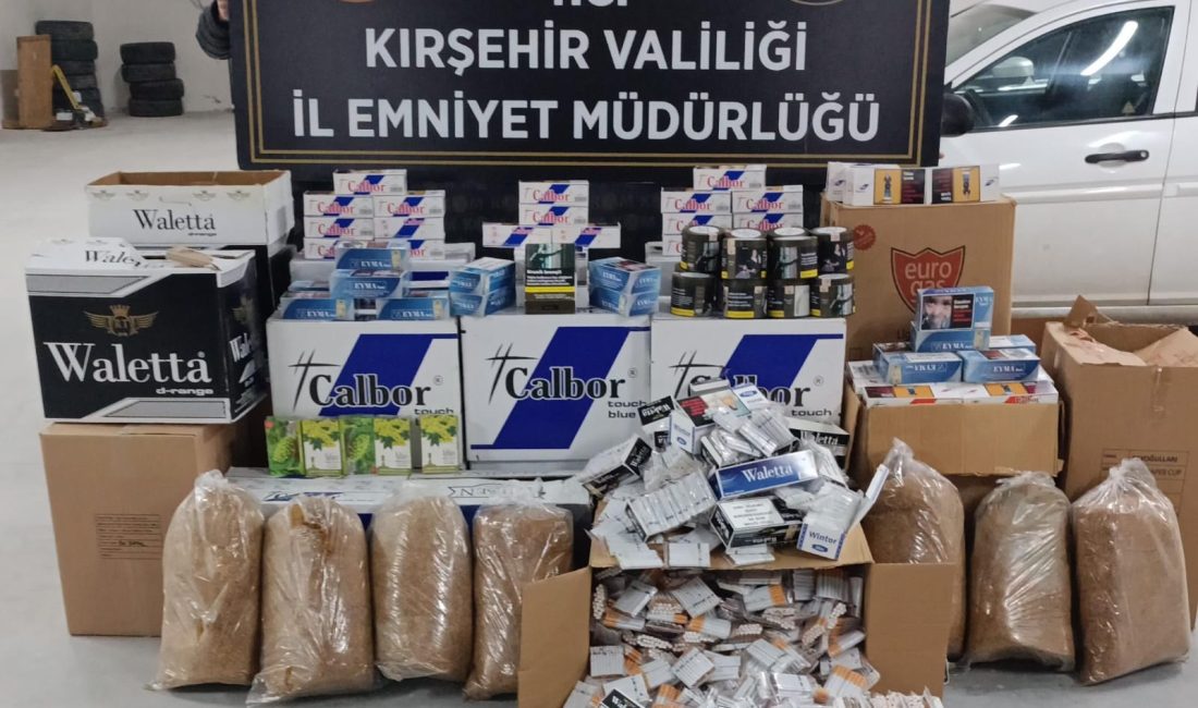 Kırşehir'de 1 ton 600