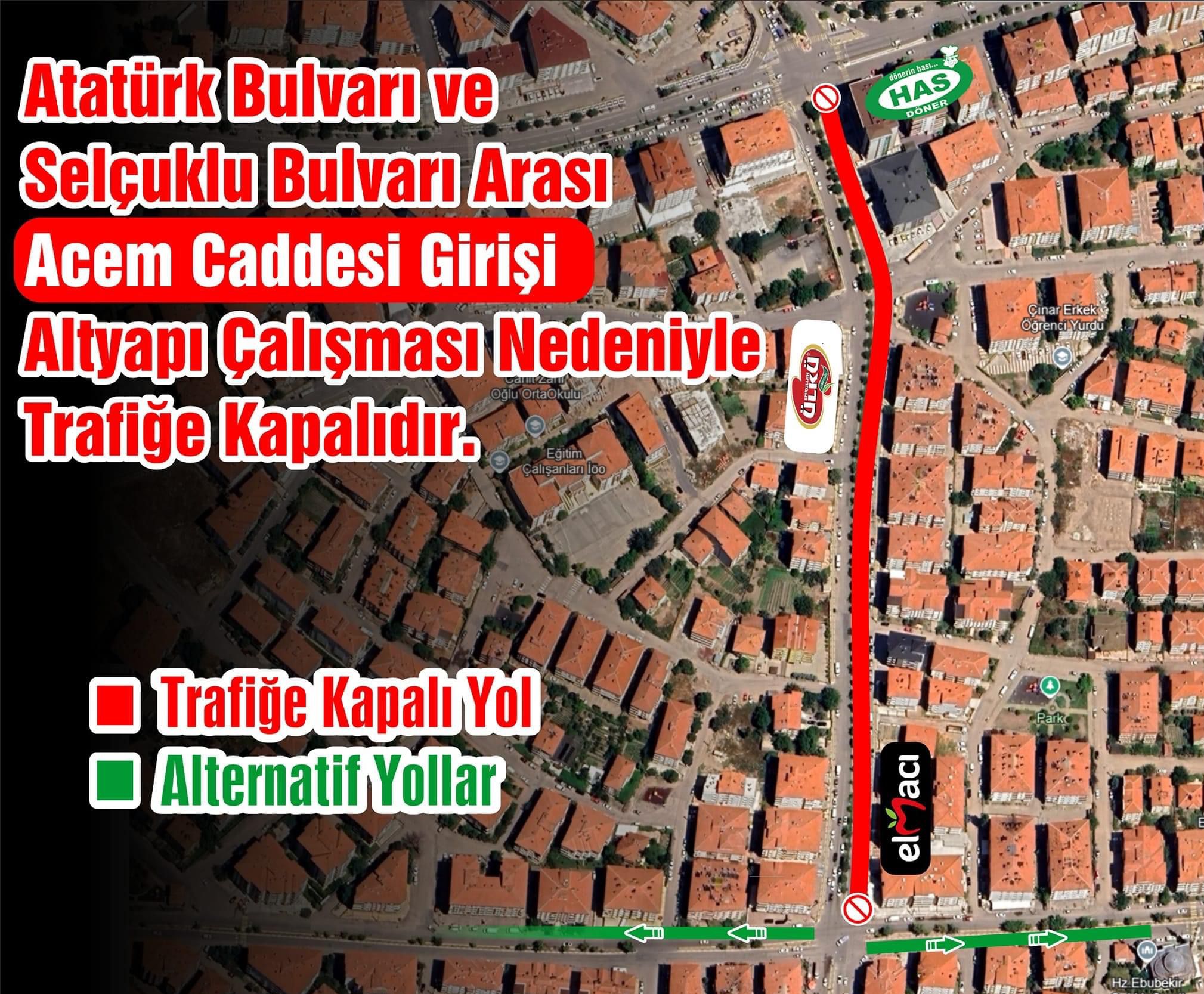 Aksaray’da o cadde trafiğe kapandı; Sürücüler dikkat!