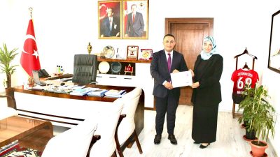 Sultanhanı Kaymakamı Abdullah Melikoğlu, ilçe içerisindeki çalışmalar kapsamında çalıştıkları okullarda
