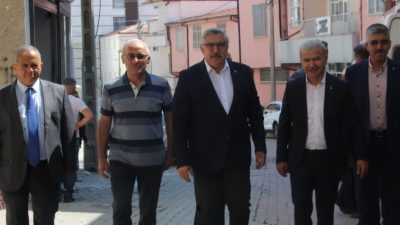 Ak Parti Ortaköy İlçe Başkanlığına atanan Oğuz Şahin, yaptığı ilk