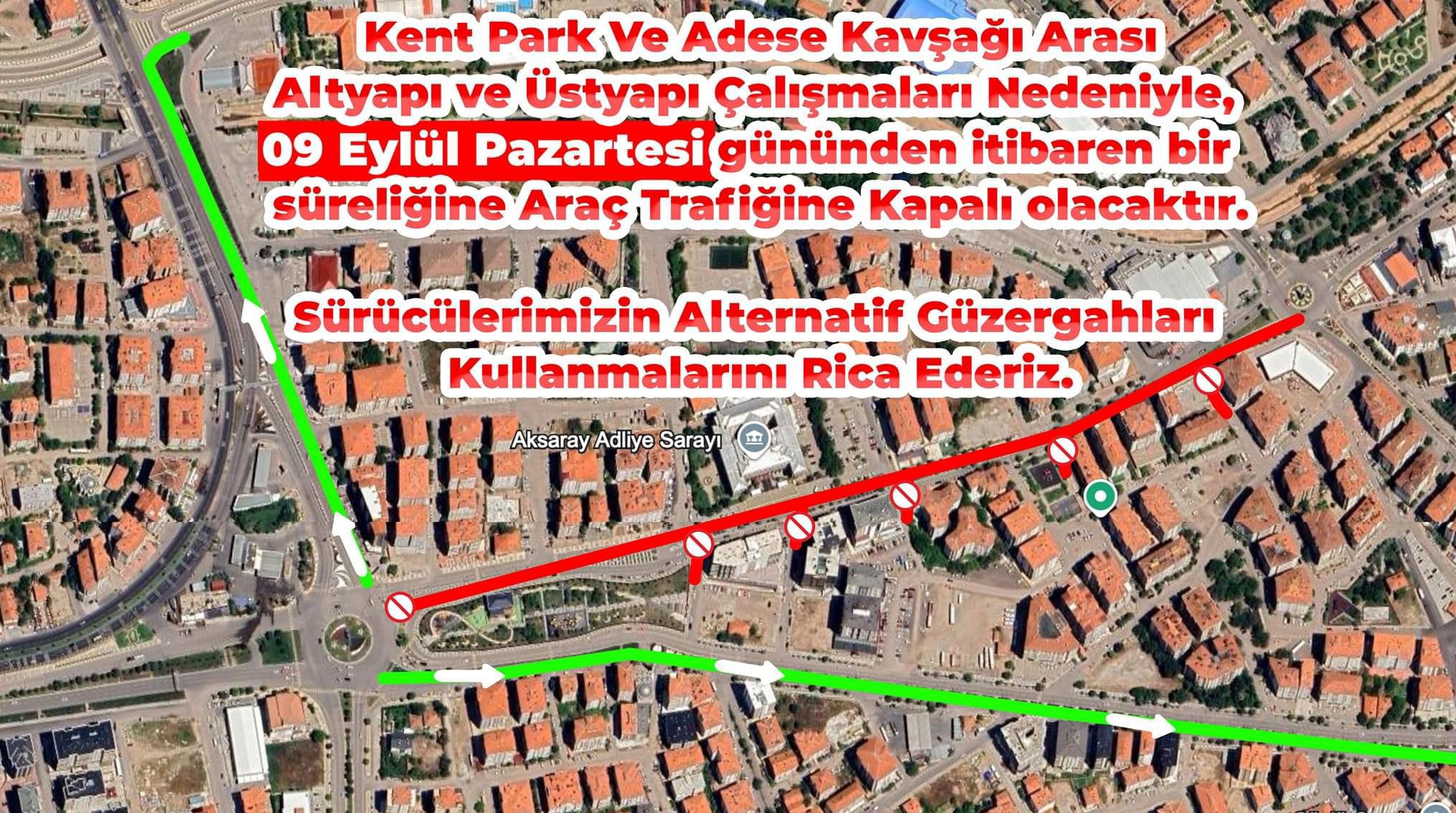 Aksaray’ın kalbi durdu! Ana cadde trafiğe tamamen kapanıyor!