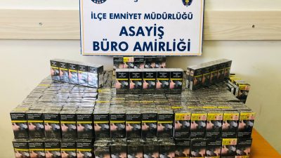 Konya’nın Akşehir ilçesinde polisin bir iş yerine düzenlediği baskında çok