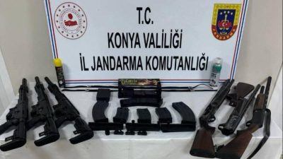 Konya’da düzenlenen silah kaçakçılığı operasyonunda 1 şüpheli gözaltına alındı. İl