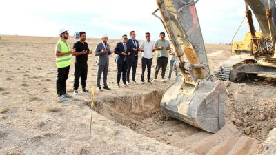 Sultanhanı Organize Sanayi Bölgesi (OSB) için ilk temel atma töreni