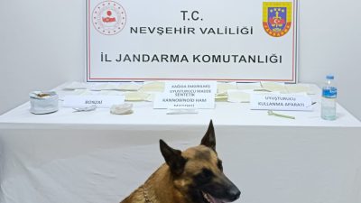 Nevşehir'de uyuşturucu operasyonunda gözaltına alınan zanlı tutuklandı.