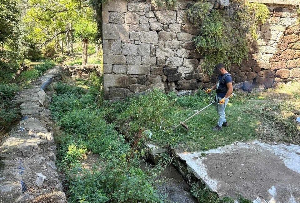 Güzelyurt Belediyesi ekipleri, ilçenin