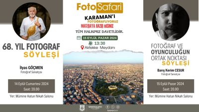 Türkiye'nin tanınmış fotoğraf duayenlerinden İlyas Göçmen ve fotoğraf sanatçısı, aynı