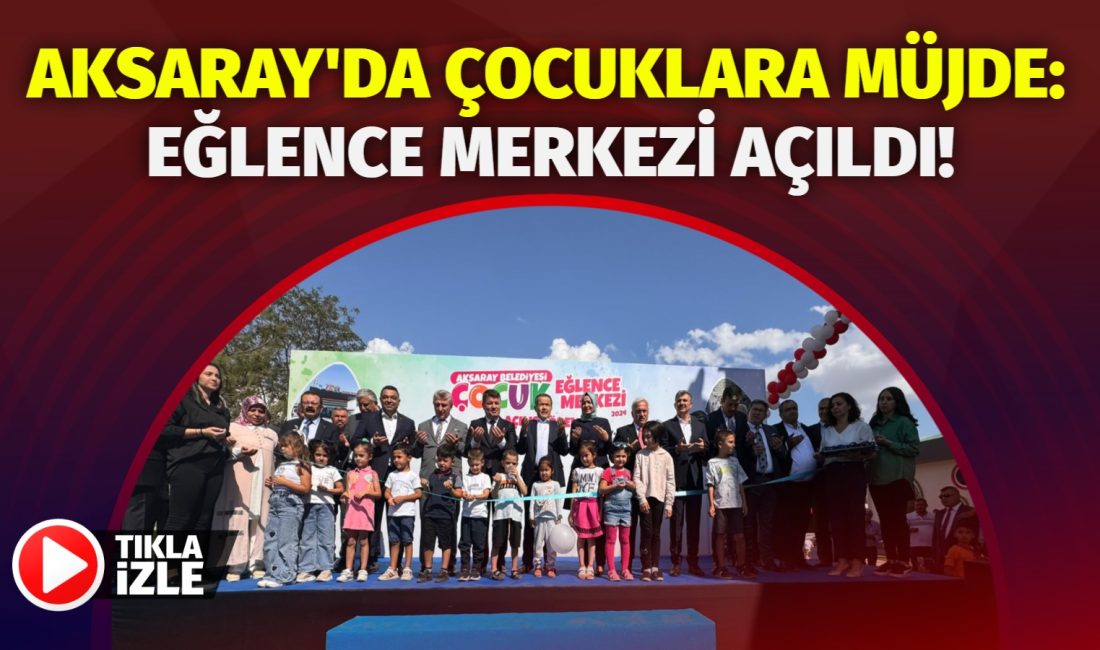 Aksaray Belediyesi tarafından çocuklara